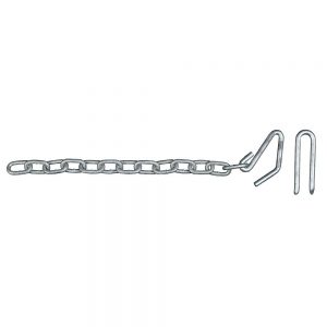 Gate Fastener Sheep Yard 300mm Chain Hook&Staple HD Galv (35)