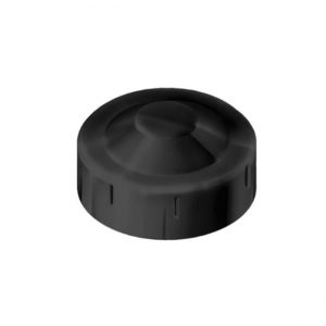 Elgate Post Cap Galvabond Black Powder Coat 40NB (240)